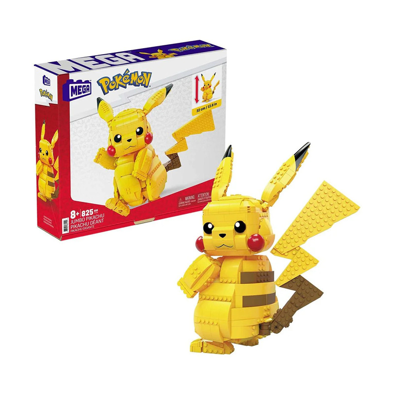 Mega Construx Jumbo Pikachu Construction Set - بوكيمون
